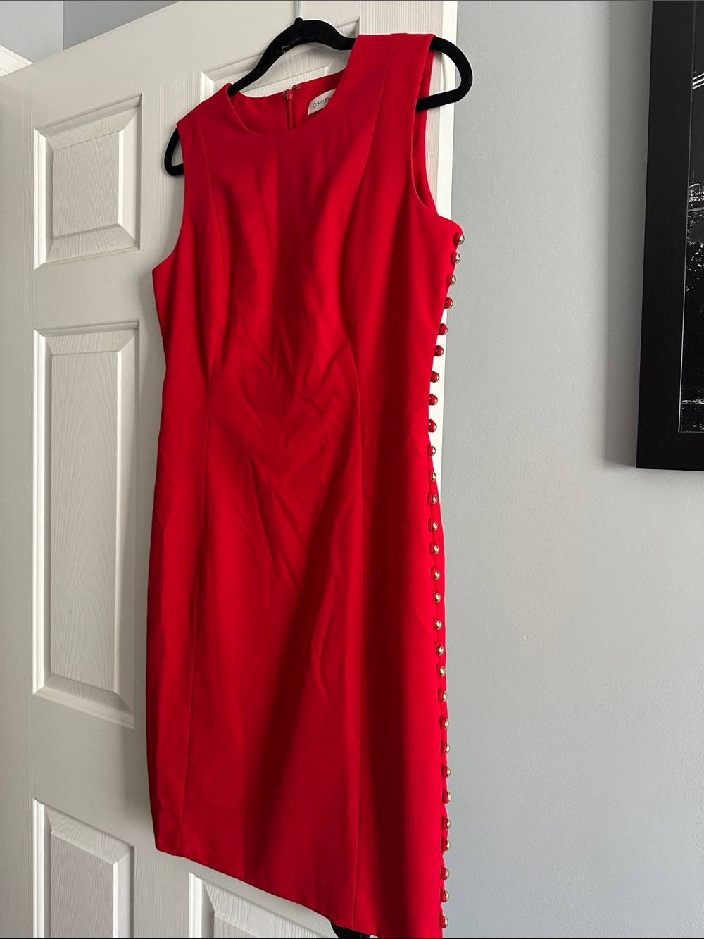 Women’s red dress